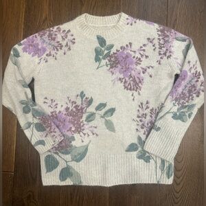 Vince Sweater with Floral Detail